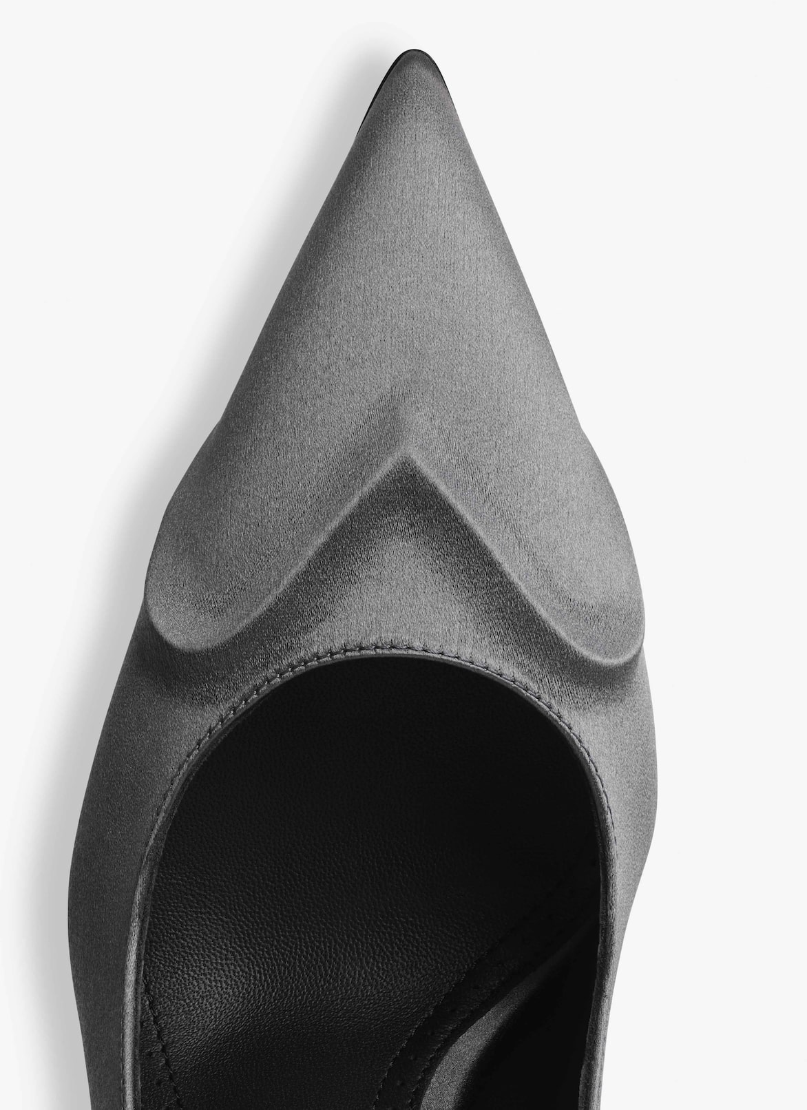 ZAPATOS DE TACÓN LE CŒUR 3D DE SATÉN ALAÏA TOPO ZAPATOS DE TACÓN LE CŒUR 3D DE SATÉN